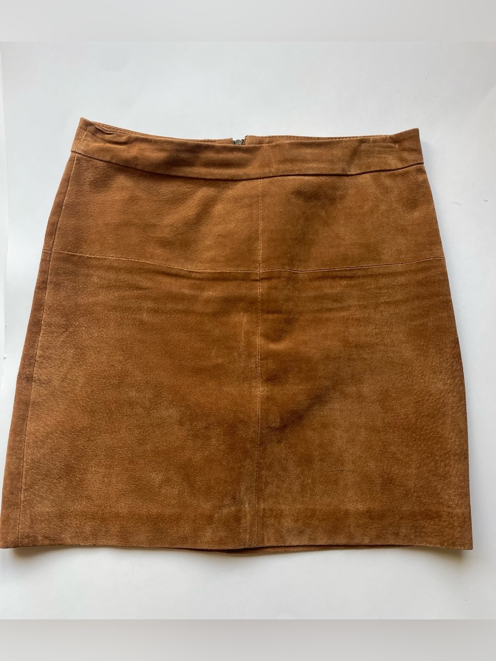 RW&CO. Suede Mini Skirt in Warm Brown y2k - Picture 6 of 8